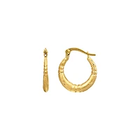 ANNEAUX OR JAUNE 10K - 10MM