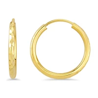 10K GOLD EARRINGS- 15MM