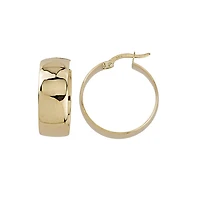 ANNEAUX OR JAUNE 10K- 20MM