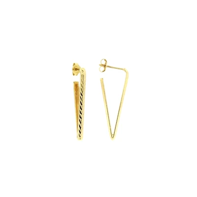 10K YELLOW GOLD EARRINGS