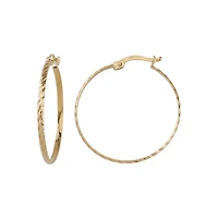 10K YELLOW GOLD RINGS - 28MM