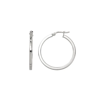 ANNEAUX OR 10K TUBE CARRÉ- 15MM