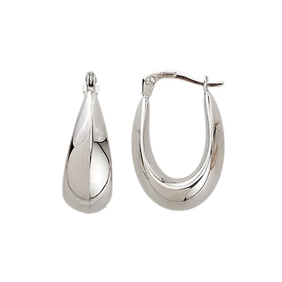 10K WHITE GOLD RINGS - 14X21MM