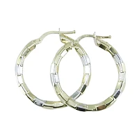 ANNEAUX 20MM EN OR JAUNE 10K