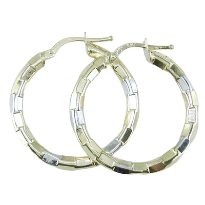 ANNEAUX 40MM EN OR JAUNE 10K