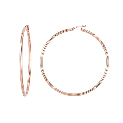 ANNEAUX EN OR 10K TUBE RONDE- 15MM
