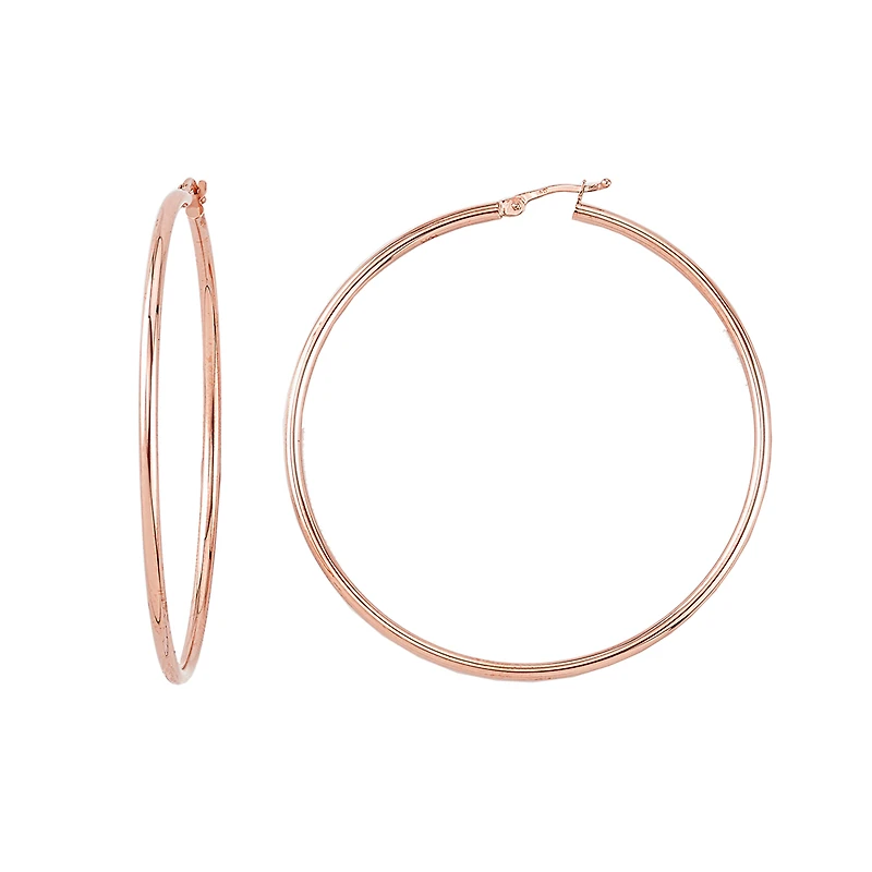 ANNEAUX EN OR 10K TUBE RONDE- 25MM