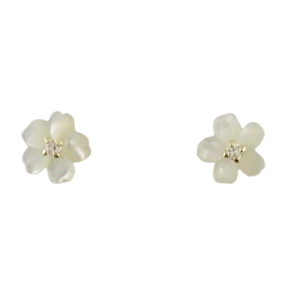 BOUCLES D'OREILLES EN OR JAUNE 10K