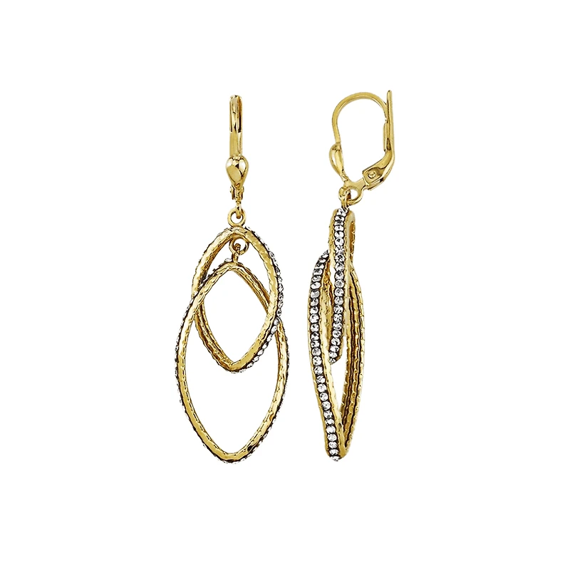 BOUCLES D'OREILLES OR JAUNE 10K