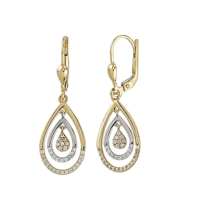 10K YELLOW GOLD EARRINGS
