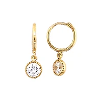 BOUCLES D'OREILLES OR 10K - 11.50MM