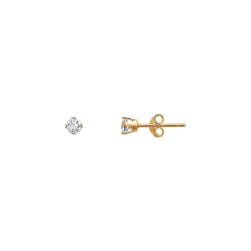 BOUCLES D’OREILLES OR JAUNE 10CT