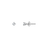10K WHITE GOLD EARRINGS
