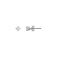 BOUCLES D’OREILLES EN OR BLANC 10CT