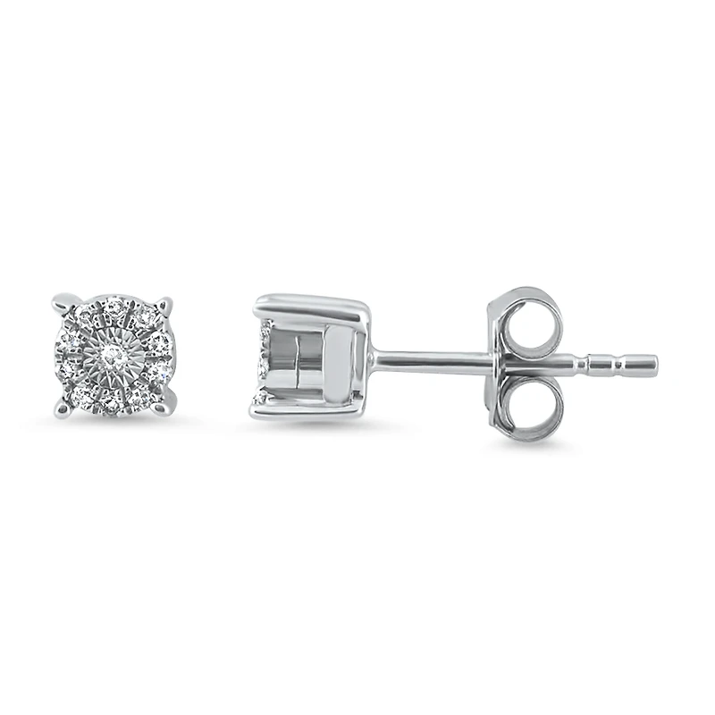 BOUCLES D’OREILLES À DIAMANTS