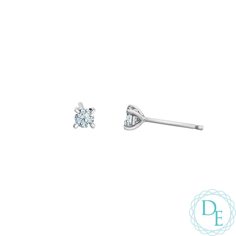 14K WHITE GOLD EARRINGS