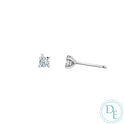 14K WHITE GOLD EARRINGS