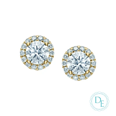 BOUCLES D'OREILLES OR JAUNE 14K