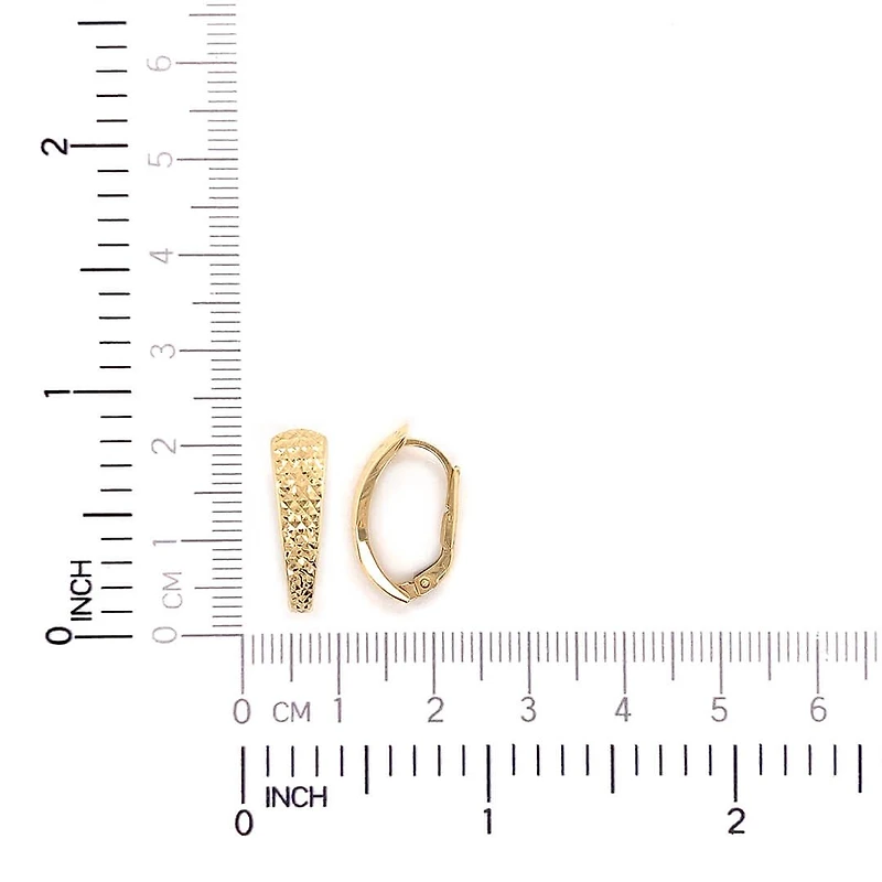 ANNEAUX OR JAUNE 10K 8.5MM