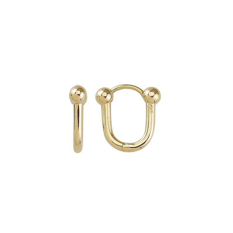 10K YELLOW GOLD EARRINGS