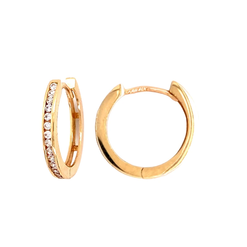 10K GOLD EARRINGS -15.25MM