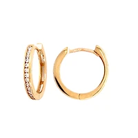 10K GOLD EARRINGS -15.25MM