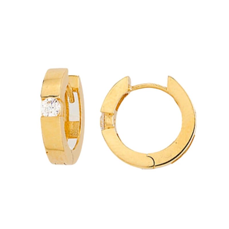 10K GOLD EARRINGS -13.8MM