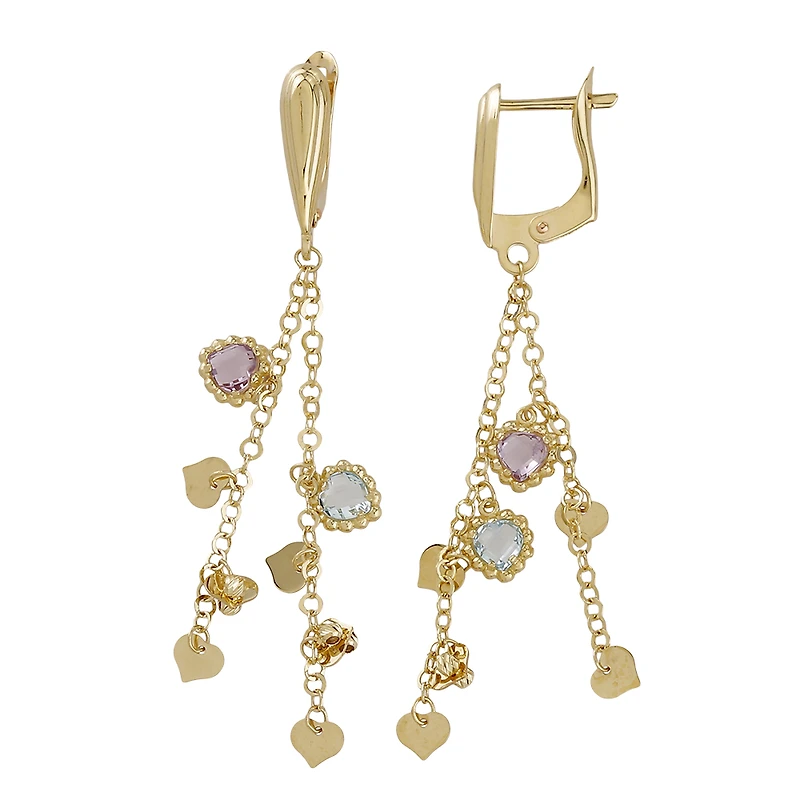 10K YELLOW GOLD EARRINGS