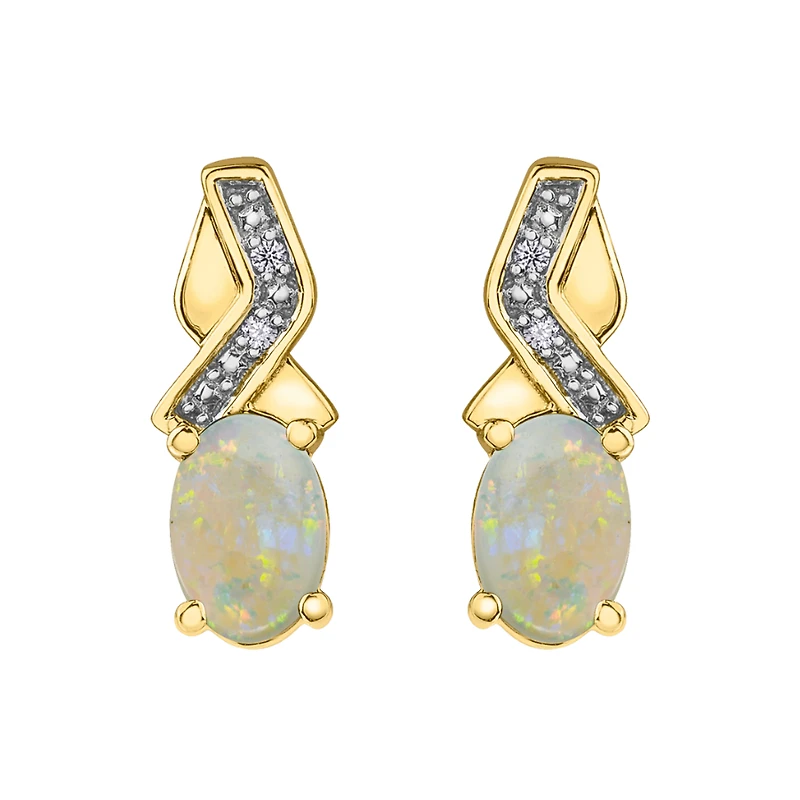 10K YELLOW GOLD EARRINGS