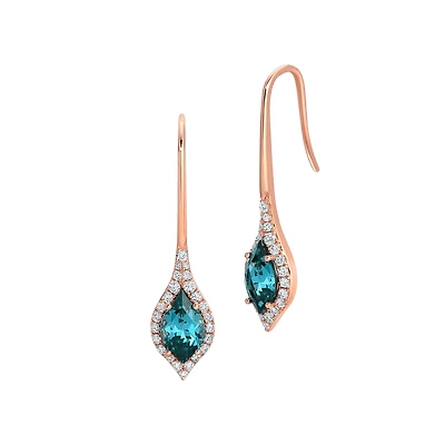 14K ROSE GOLD EARRINGS