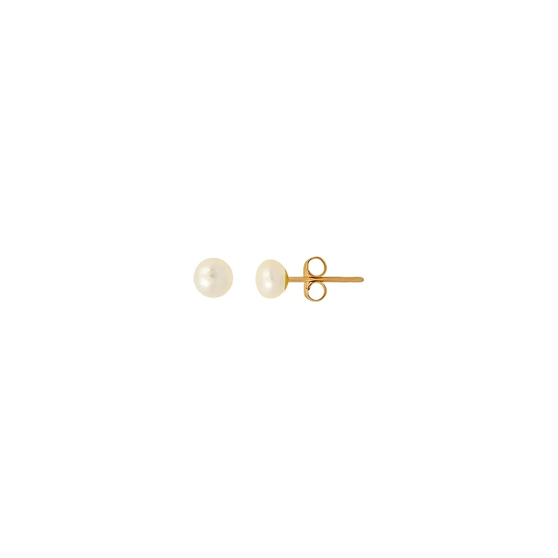 14K YELLOW GOLD EARRINGS FOR WOMEN
