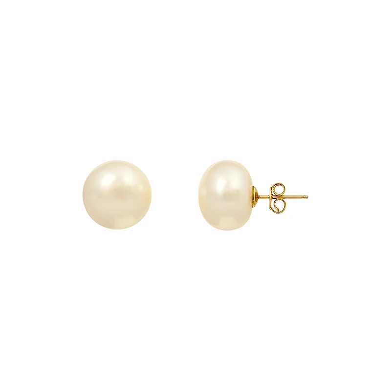 BOUCLE D’OREILLES OR JAUNE 14K