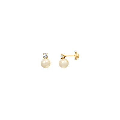 10K YELLOW GOLD EARRINGS FOR WOMEN