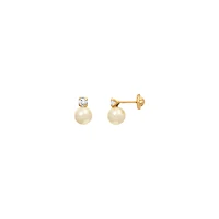 10K YELLOW GOLD EARRINGS FOR WOMEN