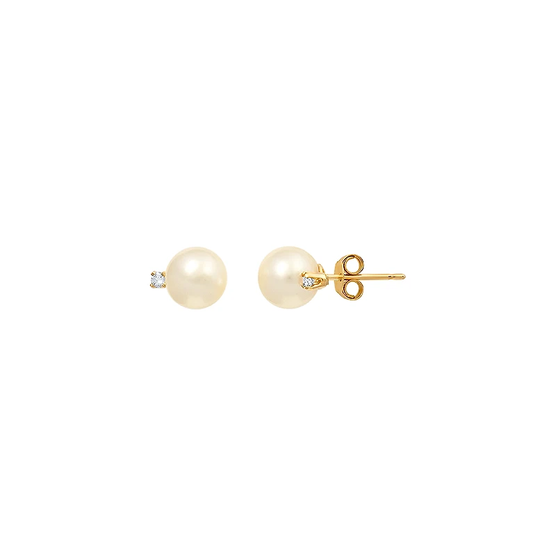 14K YELLOW GOLD EARRINGS FOR WOMEN