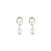 BOUCLES D'OREILLES EN OR JAUNE 14K