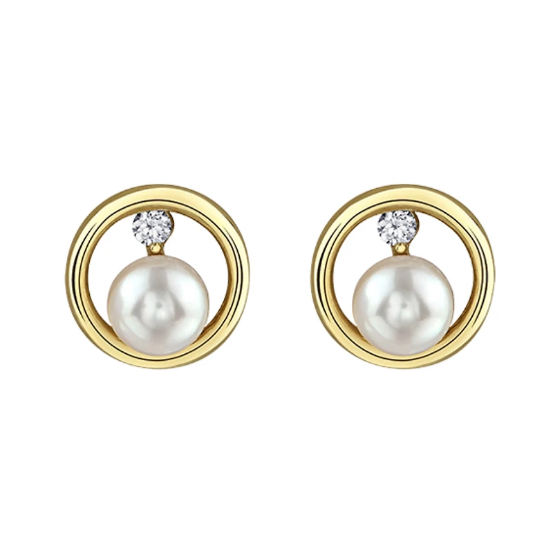 10K YELLOW GOLD EARRINGS.