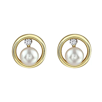 10K YELLOW GOLD EARRINGS.