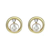 10K YELLOW GOLD EARRINGS.