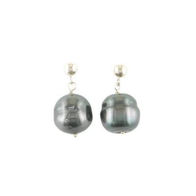 BOUCLES D'OREILLES OR JAUNE 14K