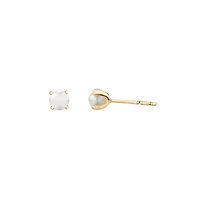 10K YELLOW GOLD EARRINGS.