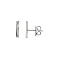 10K WHITE GOLD EARRINGS