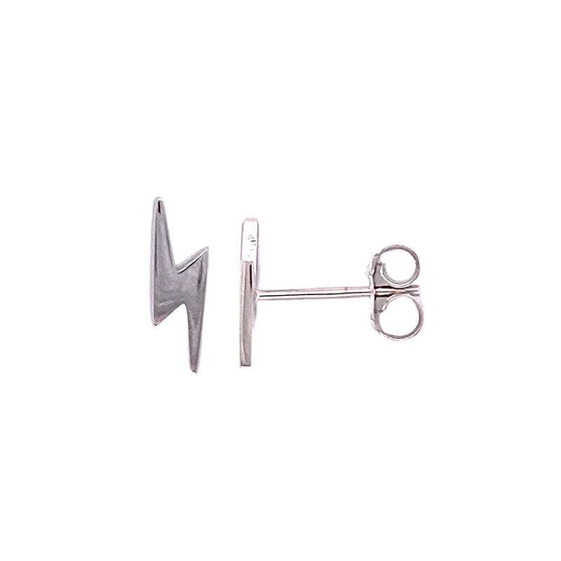10K WHITE GOLD EARRINGS