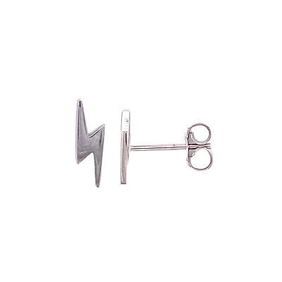 10K WHITE GOLD EARRINGS