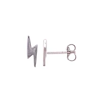 10K WHITE GOLD EARRINGS