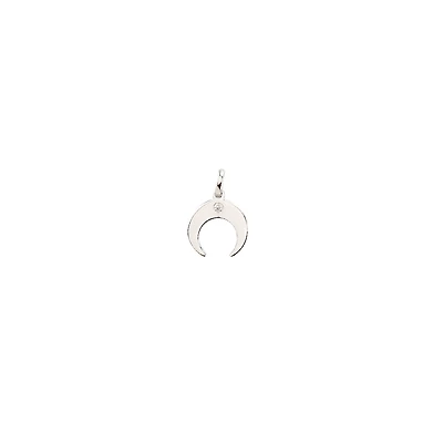 PENDENTIF EN OR 10K- ZIRCON