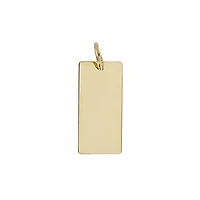 10K YELLOW GOLD PENDANT