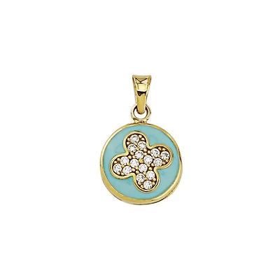 10K YELLOW GOLD PENDANT