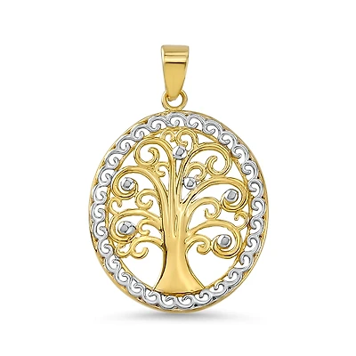 10K GOLD TREE OF LIFE PENDANT