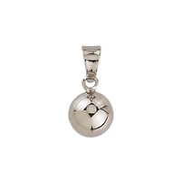PENDENTIF EN OR BLANC 10K